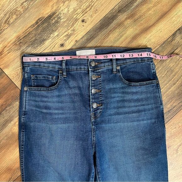 Everlane the vintage skinny button fly ankle distressed jeans size 31 - Picture 5 of 9
